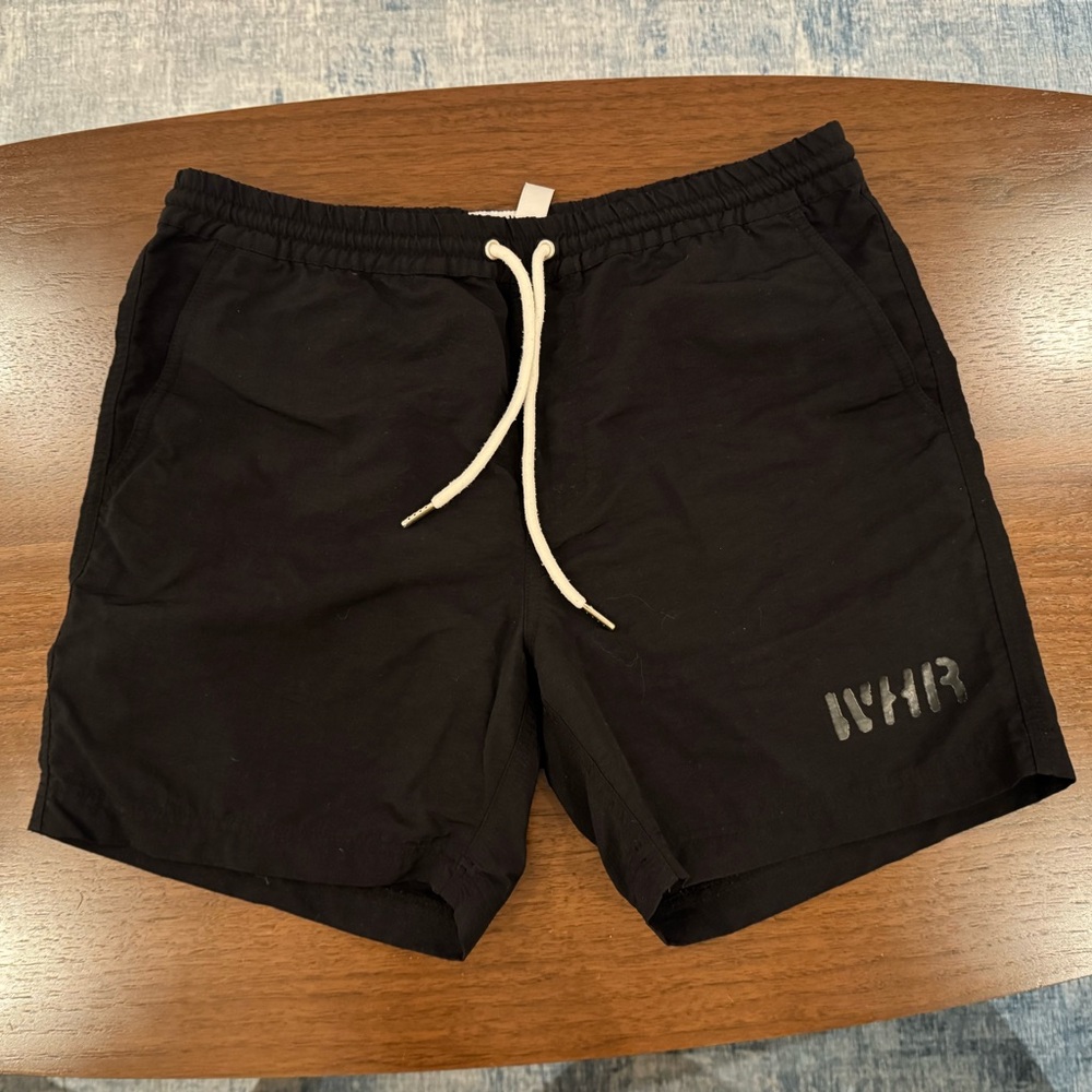 Men's Black Athletic Shorts